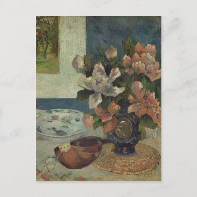 Paul Gauguin | Still Life with a Mandolin, 1885 Postcard (Front)