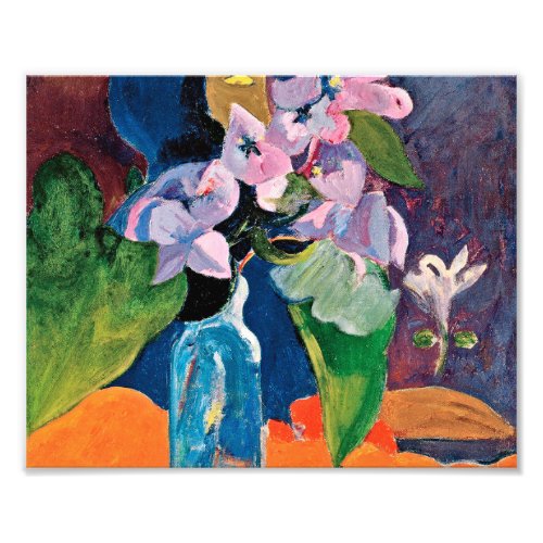 Paul Gauguin _ Still Life With Flowers And Idol C Photo Print