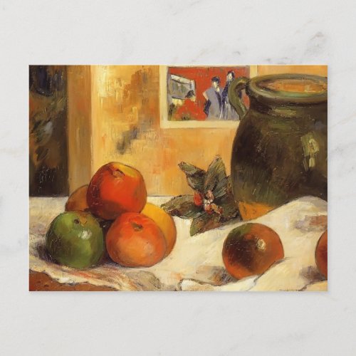 Paul Gauguin_ Still life with Japanese print Postcard