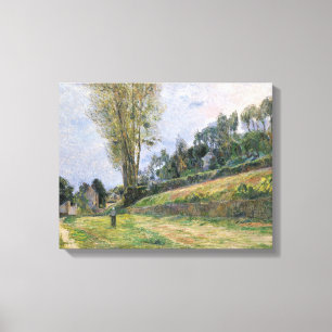 Paul Gauguin Street in Rouen Canvas Print