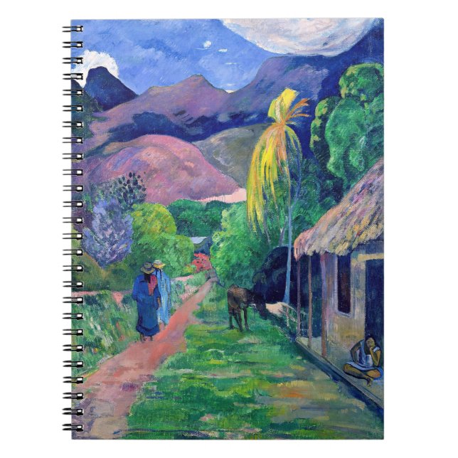 Paul Gauguin - Street in Tahiti Notebook (Front)