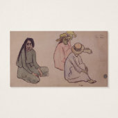 Paul Gauguin | Study of Tahitians (w/c, ink & penc (Back)