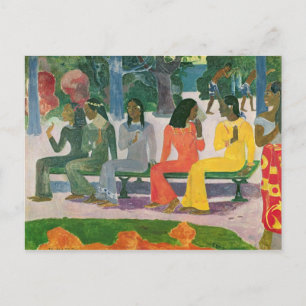 Paul Gauguin Ta Matete Postcard