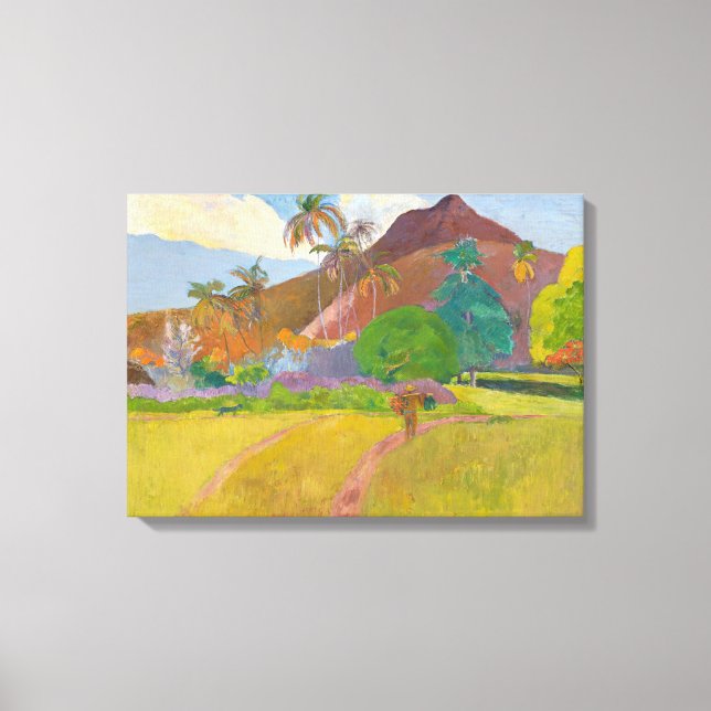 Paul Gauguin - Tahitian Landscape Canvas Print (Front)