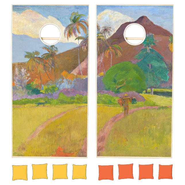 Paul Gauguin - Tahitian Landscape Cornhole Set (Set)
