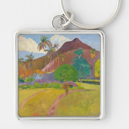 Paul Gauguin _ Tahitian Landscape Keychain