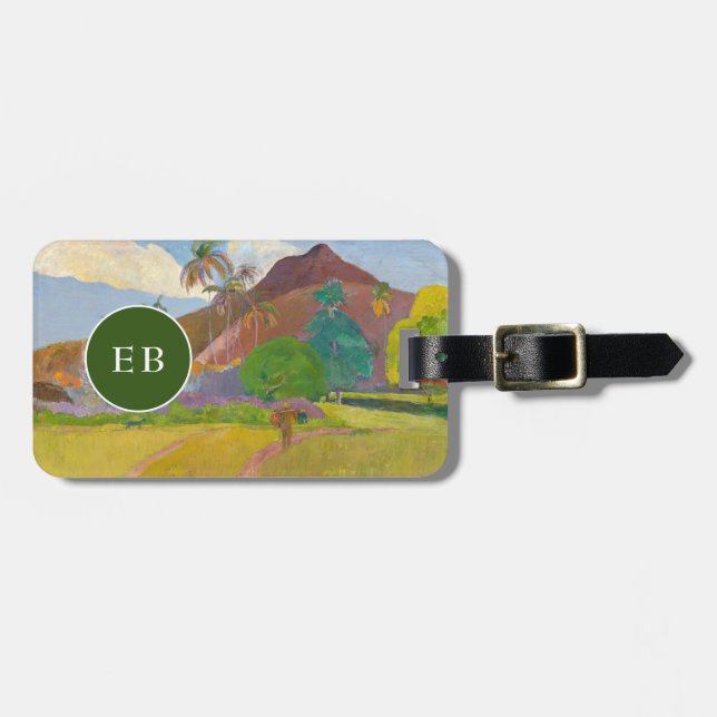 Paul Gauguin - Tahitian Landscape Luggage Tag (Front Horizontal)
