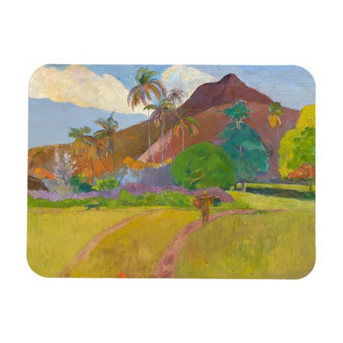 Paul Gauguin _ Tahitian Landscape Magnet