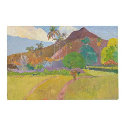 Paul Gauguin _ Tahitian Landscape Placemat