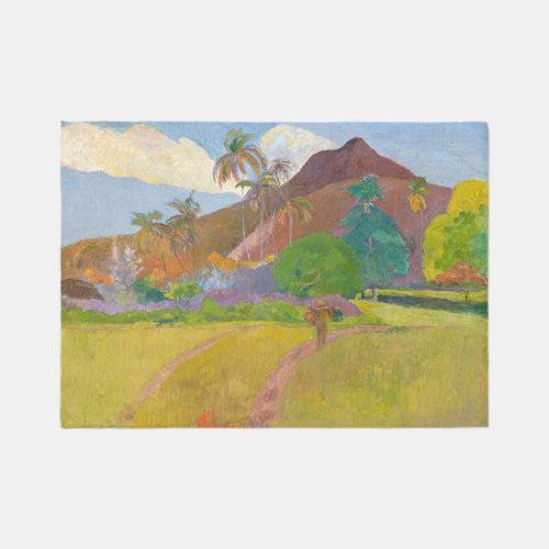 Paul Gauguin _ Tahitian Landscape Rug