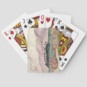 Paul Gauguin   Tahitian Landscape (w/c on paper) Poker Cards