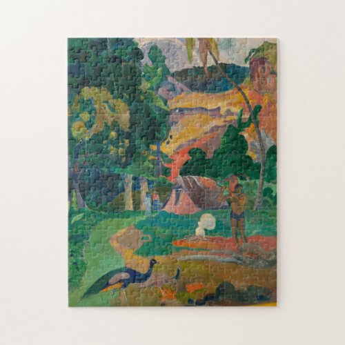 Paul Gauguin Tahitian Matamoe Painting Jigsaw Puzzle