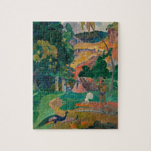 Paul Gauguin Tahitian Matamoe Painting Jigsaw Puzzle