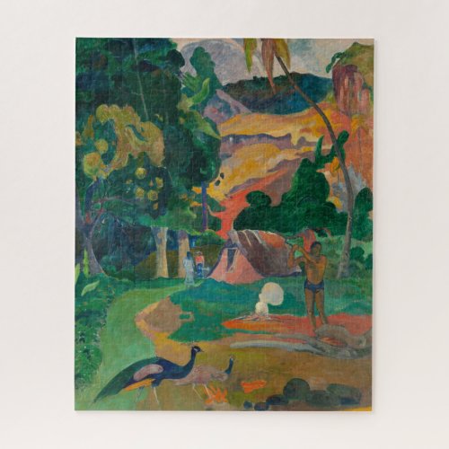 Paul Gauguin Tahitian Matamoe Painting Jigsaw Puzzle