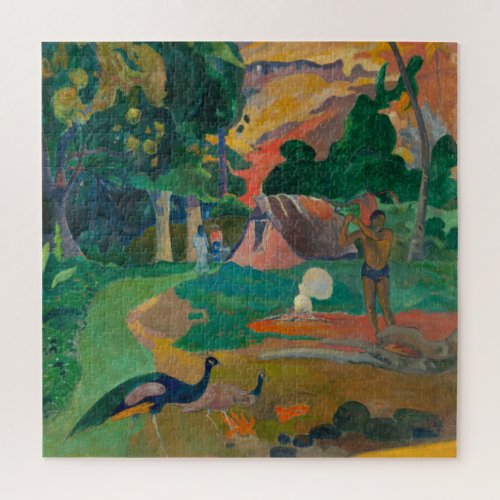 Paul Gauguin Tahitian Matamoe Painting Jigsaw Puzzle