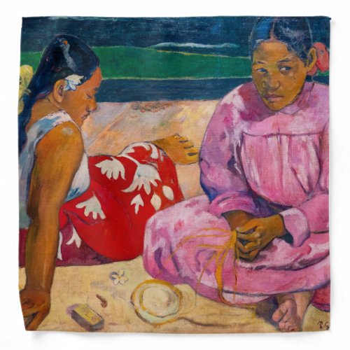 Paul Gauguin _ Tahitian Women on the Beach Bandana