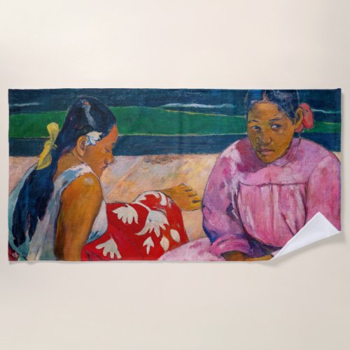 Paul Gauguin _ Tahitian Women on the Beach Beach Towel