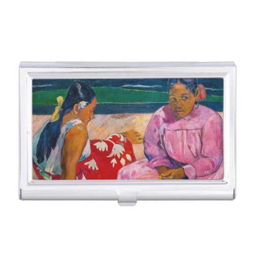 Paul Gauguin _ Tahitian Women on the Beach Business Card Case