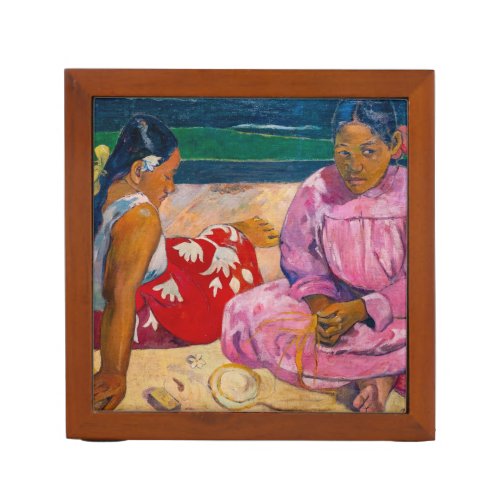 Paul Gauguin _ Tahitian Women on the Beach Desk Organizer