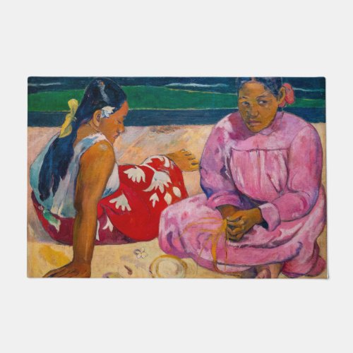 Paul Gauguin _ Tahitian Women on the Beach Doormat