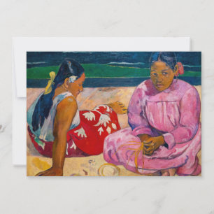 Paul Gauguin - Tahitian Women on the Beach Invitation