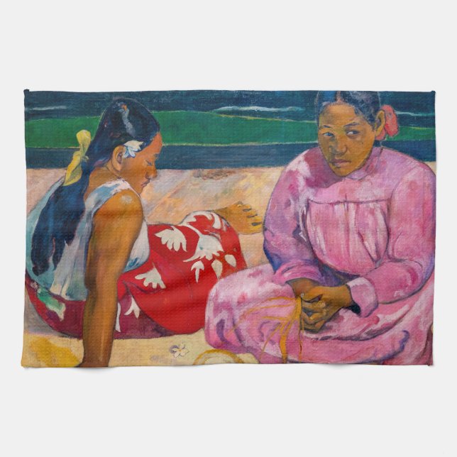 Paul Gauguin - Tahitian Women on the Beach Kitchen Towel (Horizontal)
