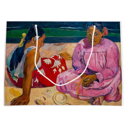 Paul Gauguin _ Tahitian Women on the Beach Large Gift Bag