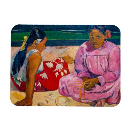 Paul Gauguin _ Tahitian Women on the Beach Magnet