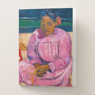 Paul Gauguin - Tahitian Women on the Beach Pocket Folder