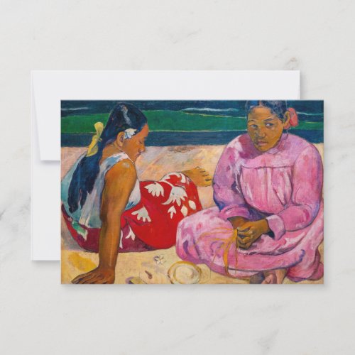 Paul Gauguin _ Tahitian Women on the Beach Thank You Card
