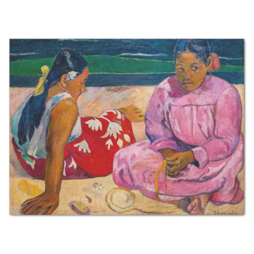 Paul Gauguin _ Tahitian Women on the Beach Tissue Paper