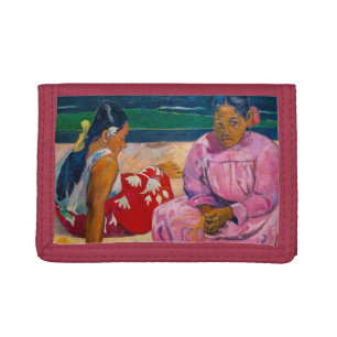 Paul Gauguin - Tahitian Women on the Beach Trifold Wallet