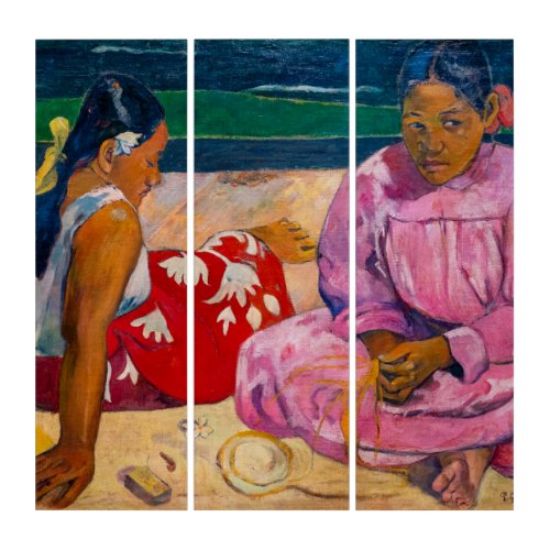 Paul Gauguin _ Tahitian Women on the Beach Triptych