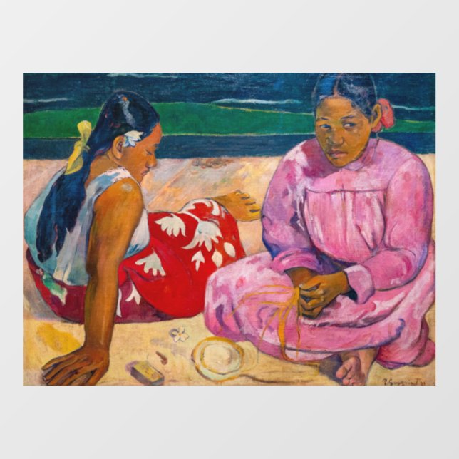 Paul Gauguin - Tahitian Women on the Beach Wall Decal (Front)