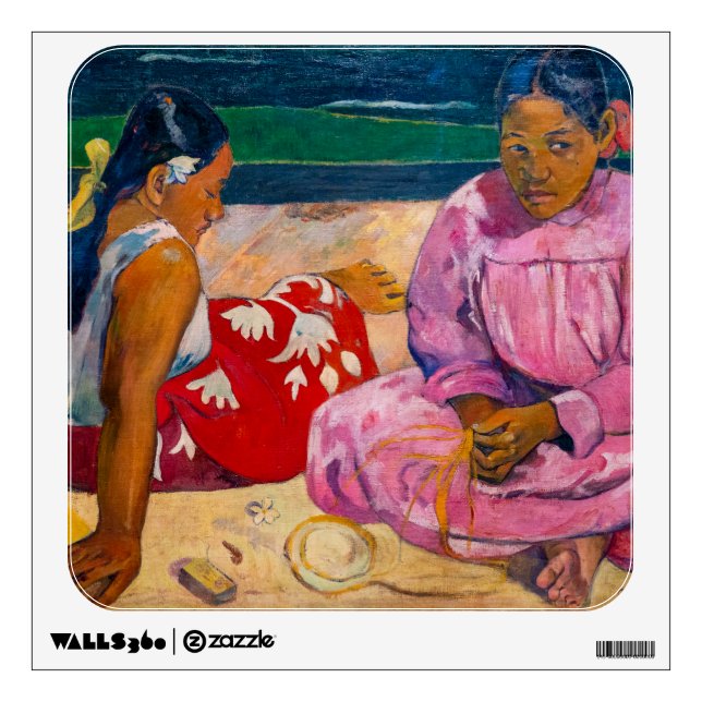 Paul Gauguin - Tahitian Women on the Beach Wall Decal (Front)
