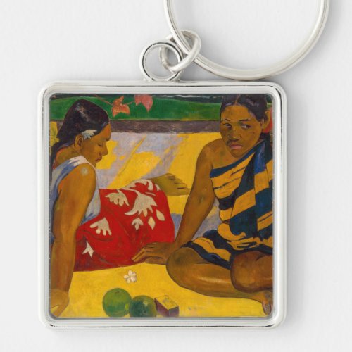 Paul Gauguin _ Tahitian Women  Parau Api Keychain