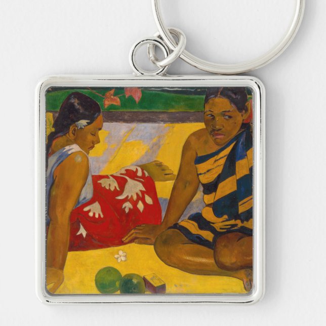 Paul Gauguin - Tahitian Women / Parau Api Keychain (Front)