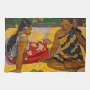 Paul Gauguin - Tahitian Women / Parau Api Kitchen Towel