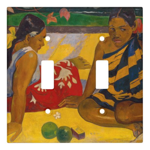 Paul Gauguin _ Tahitian Women  Parau Api Light Switch Cover