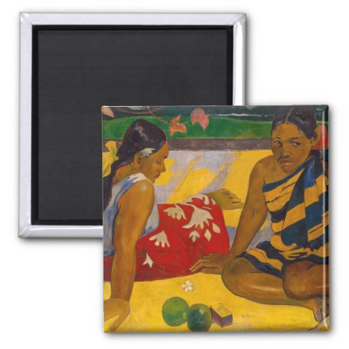 Paul Gauguin _ Tahitian Women  Parau Api Magnet