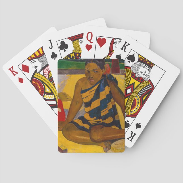 Paul Gauguin - Tahitian Women / Parau Api Poker Cards (Back)
