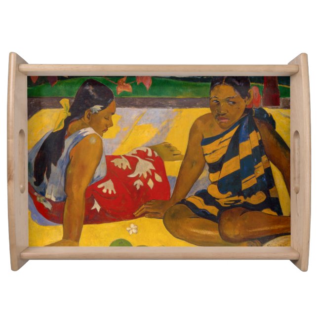 Paul Gauguin - Tahitian Women / Parau Api Serving Tray (Front)