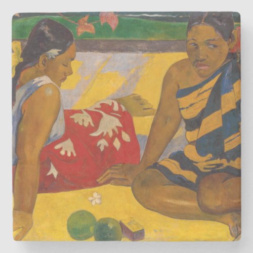 Paul Gauguin _ Tahitian Women  Parau Api Stone Coaster
