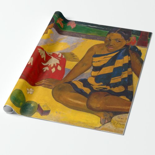 Paul Gauguin _ Tahitian Women  Parau Api Wrapping Paper