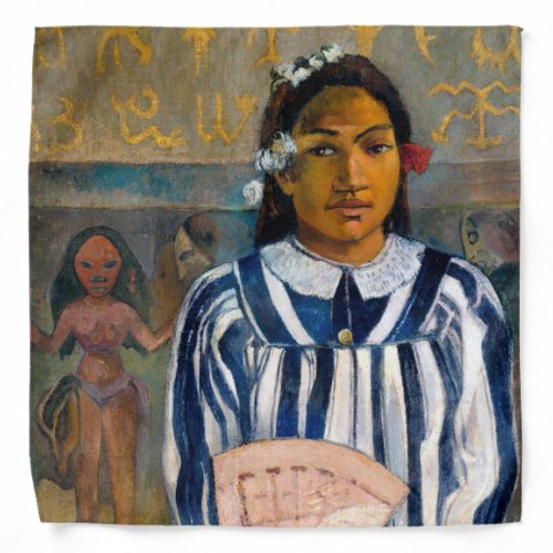 Paul Gauguin _ The Ancestors of Tehamana Bandana