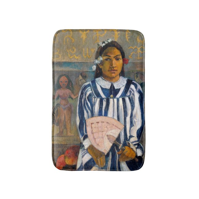 Paul Gauguin - The Ancestors of Tehamana Bath Mat (Front Vertical)
