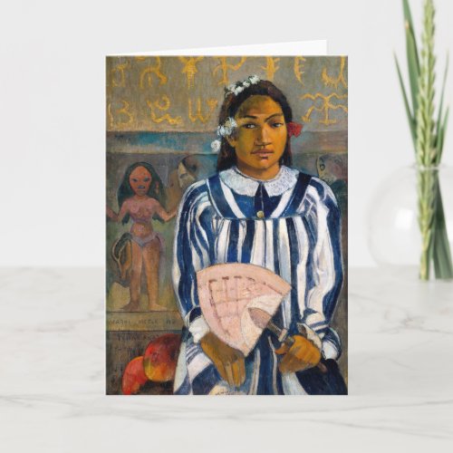 Paul Gauguin _ The Ancestors of Tehamana Card