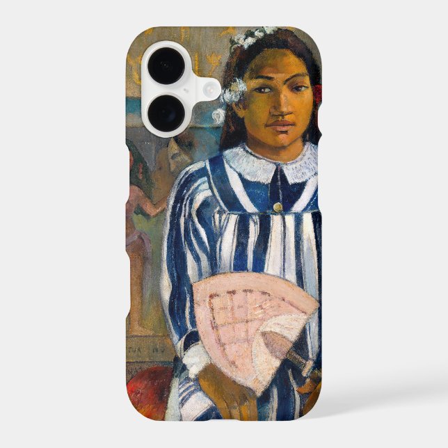 Paul Gauguin - The Ancestors of Tehamana Case-Mate iPhone Case (Back)