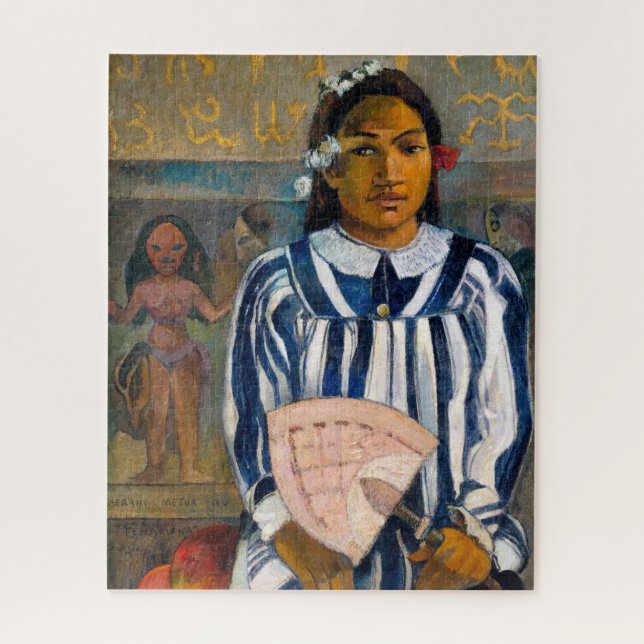 Paul Gauguin - The Ancestors of Tehamana Jigsaw Puzzle (Vertical)