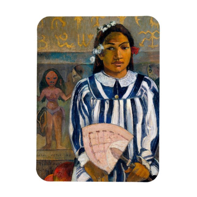 Paul Gauguin - The Ancestors of Tehamana Magnet (Vertical)
